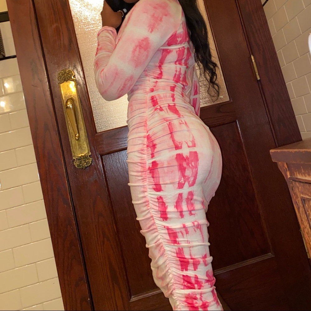 Pink Stretchy Dress